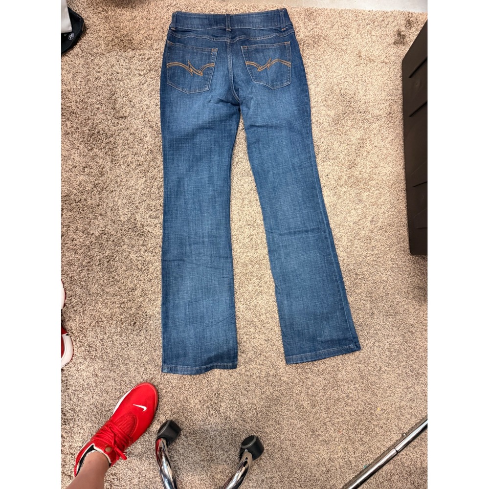 Wrangler Women Bootcut Jeans Medium Wash Mid Rise 09MWZAH 7x34 NWOT